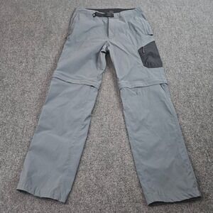 Montbell Convertible Hiking Pants Mens M Gray Zip Off Techwear Outdoor Gorpcore